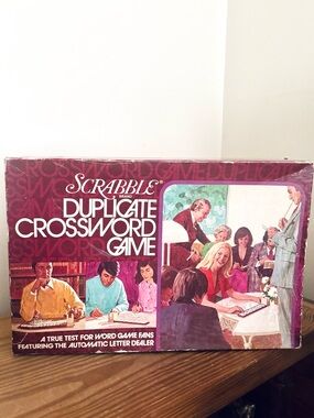 VTG 1975 Scrabble Duplicate Crossword Game